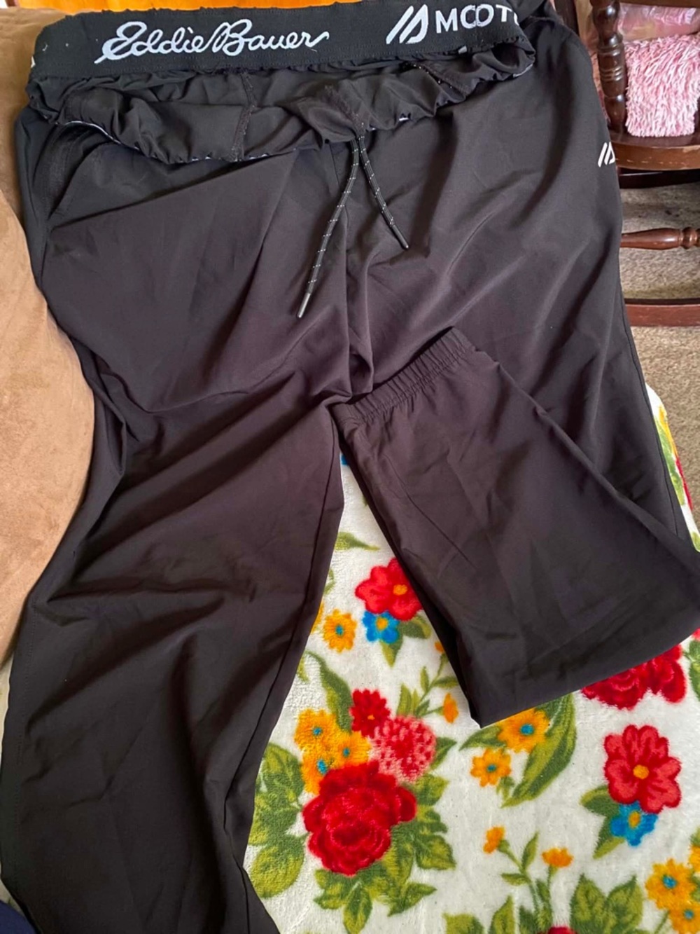 Eddie Bauer Black Performance Jogger Pants